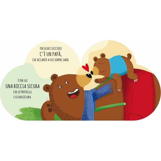 SASSI - libro sagomato "con amore, papà" giocattoli - UNISEX