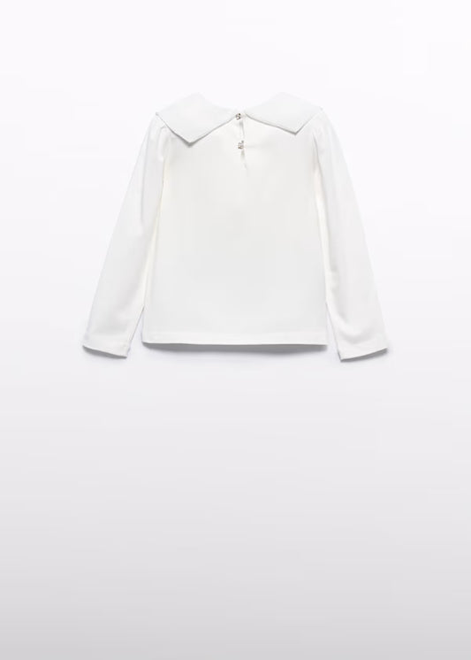 ABEL & LULA - maglietta fiocco chiffon abbigliamento invernale 25/26 j - GIRL