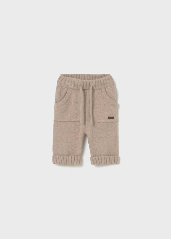 MAYORAL - pantalone morbido neonato beige abbigliamento invernale 25/26 b - BOY