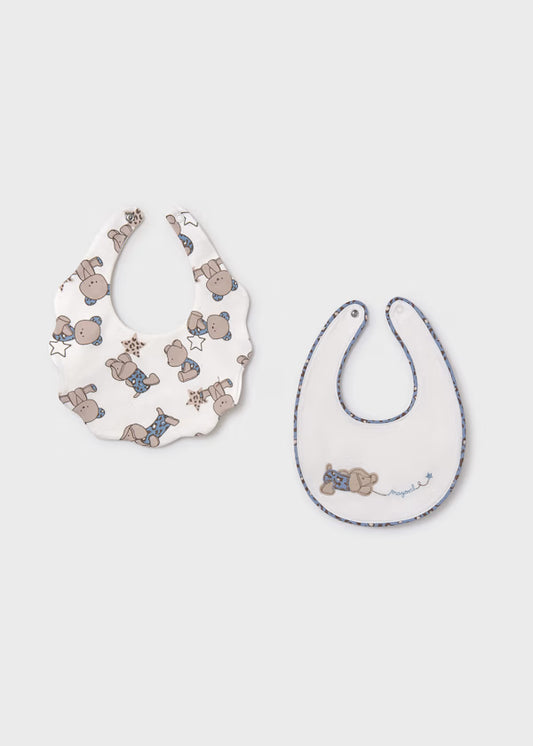 MAYORAL - set 2 bavette azzurro corredino invernale 25/26 - GIRL