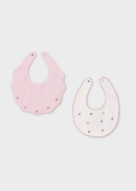 MAYORAL - set 2 bavette rosa baby corredino invernale 25/26 - GIRL