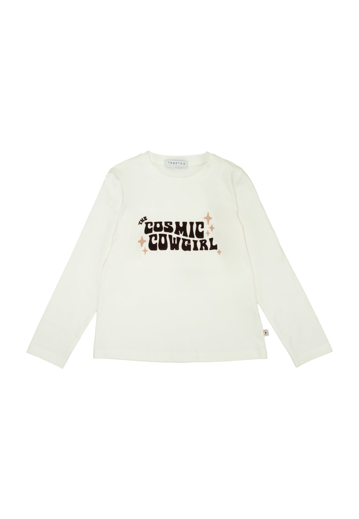 TO BE TOO - t-shirt scritta in velluto abbigliamento invernale 25/26 j - GIRL