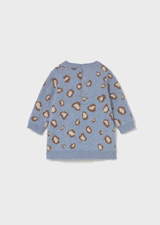 MAYORAL - maxipull neonata leopardato abbigliamento invernale 25/26 b - GIRL