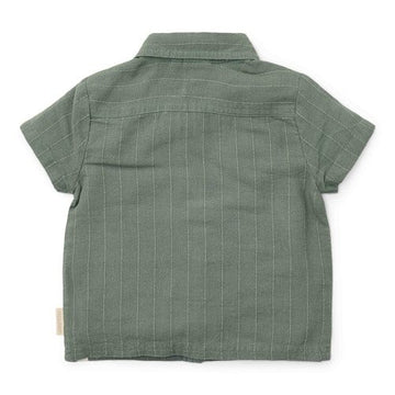 LITTLE DUTCH - camicia m/c in cotone organico abbigliamento est 25 b - BOY