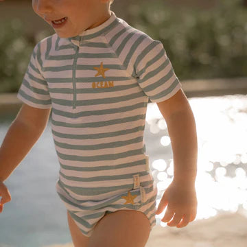 LITTLE DUTCH - maglia con zip costume summer - BOY