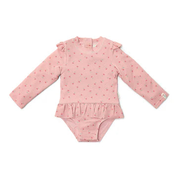LITTLE DUTCH - costume intero manica lunga con protezione solare summer - GIRL