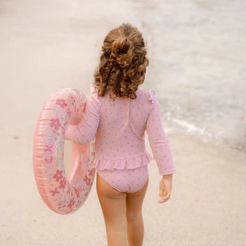 LITTLE DUTCH - costume intero manica lunga con protezione solare summer - GIRL