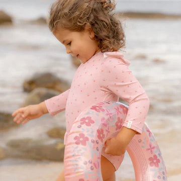 LITTLE DUTCH - costume intero manica lunga con protezione solare summer - GIRL