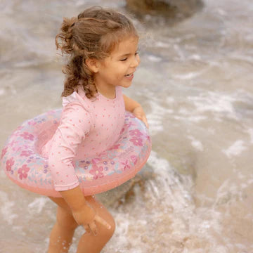 LITTLE DUTCH - costume intero manica lunga con protezione solare summer - GIRL