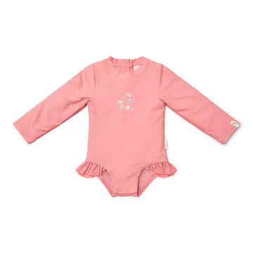 LITTLE DUTCH - costume intero manica lunga con protezione solare summer - GIRL