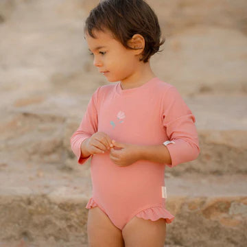 LITTLE DUTCH - costume intero manica lunga con protezione solare summer - GIRL
