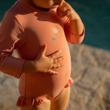 LITTLE DUTCH - costume intero manica lunga con protezione solare summer - GIRL