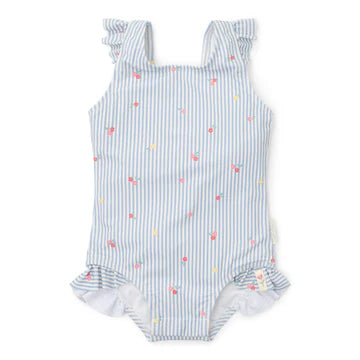 LITTLE DUTCH - costume intero righe summer - GIRL