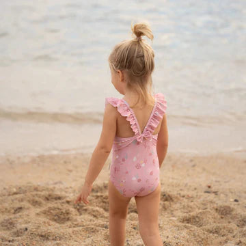LITTLE DUTCH - costume intero conchiglie summer - GIRL