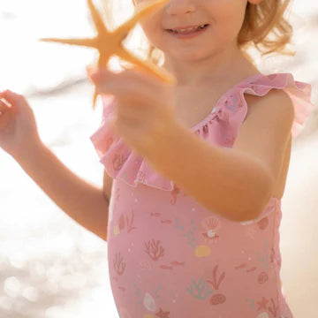LITTLE DUTCH - costume intero conchiglie summer - GIRL
