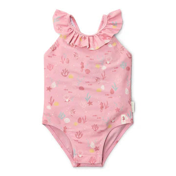 LITTLE DUTCH - costume intero conchiglie summer - GIRL