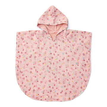 LITTLE DUTCH - poncho conchiglie 55x55 summer - GIRL