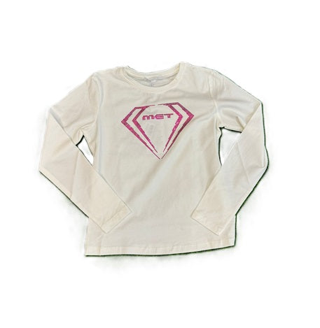 MET - t-shirt m/l logo diamante abbigliamento inv - GIRL