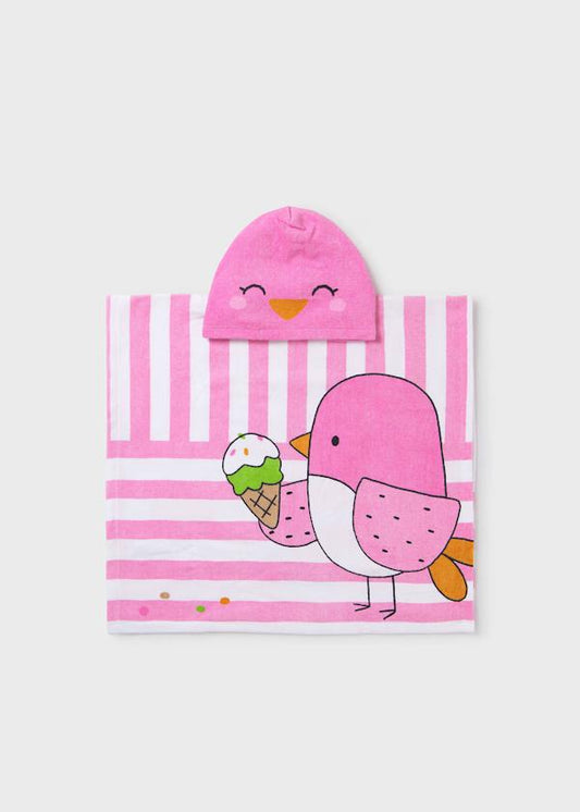 MAYORAL - asciugamano mare poncho con cappuccio summer - GIRL