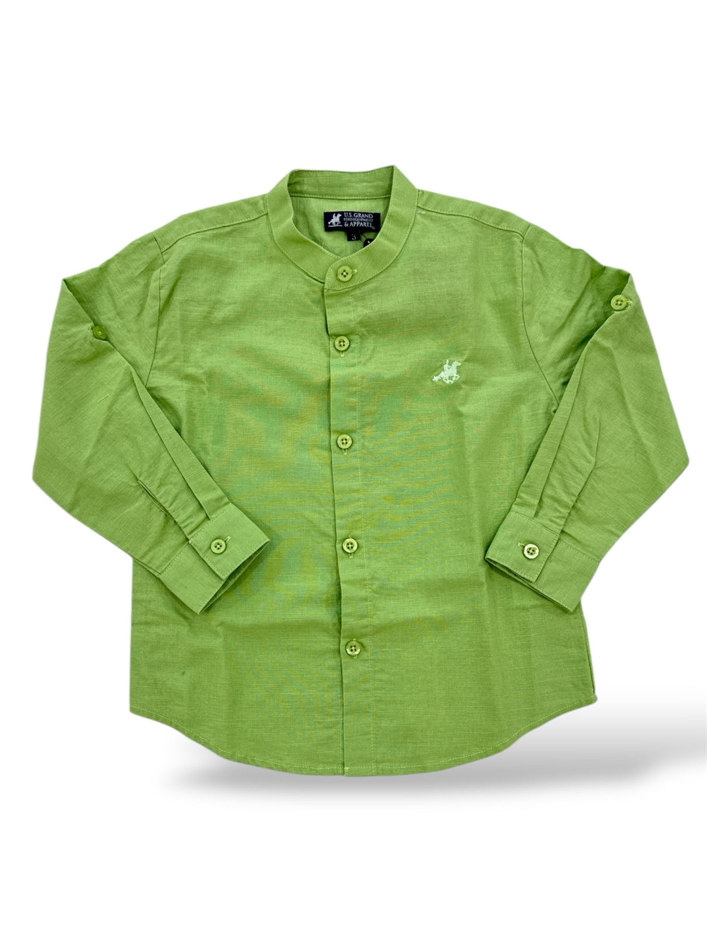 US GRAND POLO - camicia lino coreana 8/16a abbigliamento est 25 j - BOY