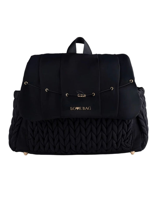 LOVE BAG - borsone zaino nero accessori - UNISEX