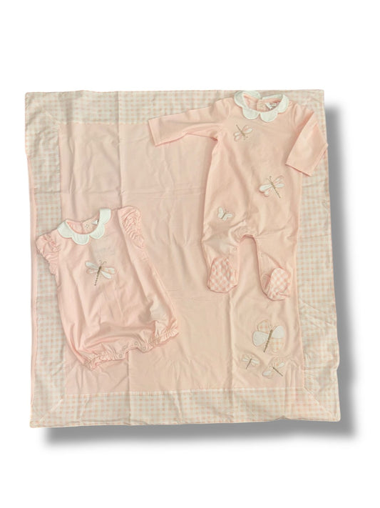 MAYORAL - COPERTA+ PAGLIACCETTO 4-6M + TUTINA 2-4M CORREDINO ESTIVO