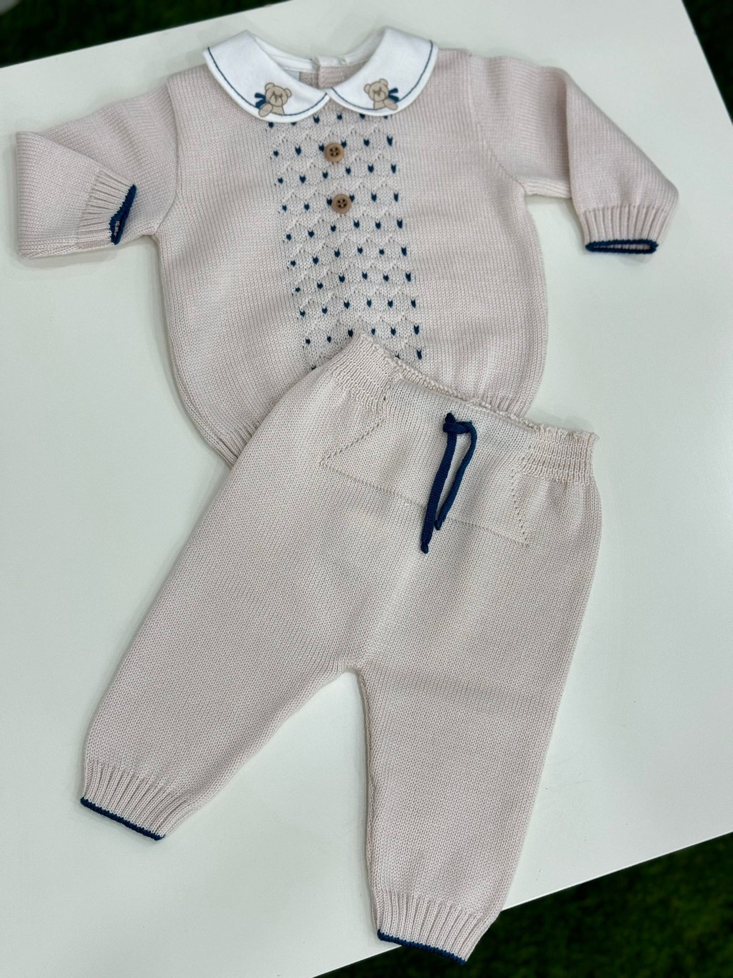 MARLU' - completo 2 pz lana 100% (set n. 50) corredino invernale 25/26 - BOY