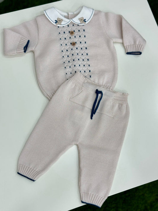 MARLU' - completo 2 pz lana 100% (set n. 50) corredino invernale 25/26 - BOY
