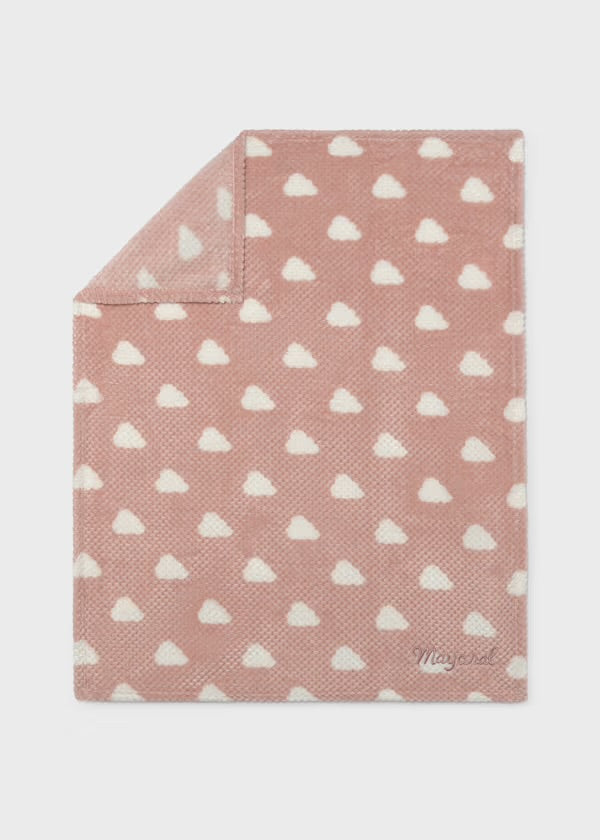 MAYORAL-copertina pellicciotto rosa baby-invernale