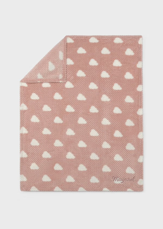 MAYORAL-copertina pellicciotto rosa baby-invernale