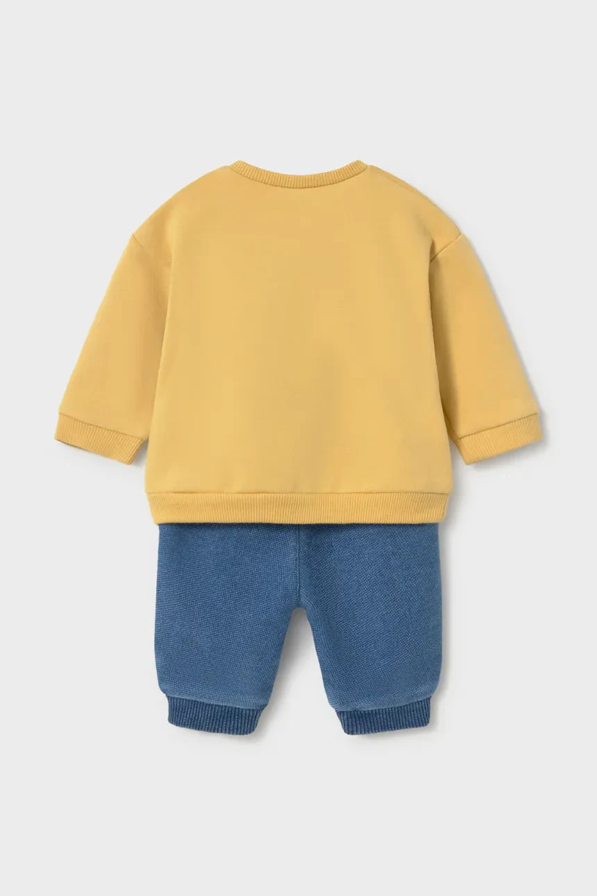 MAYORAL-completo 2pz giallo-invernale