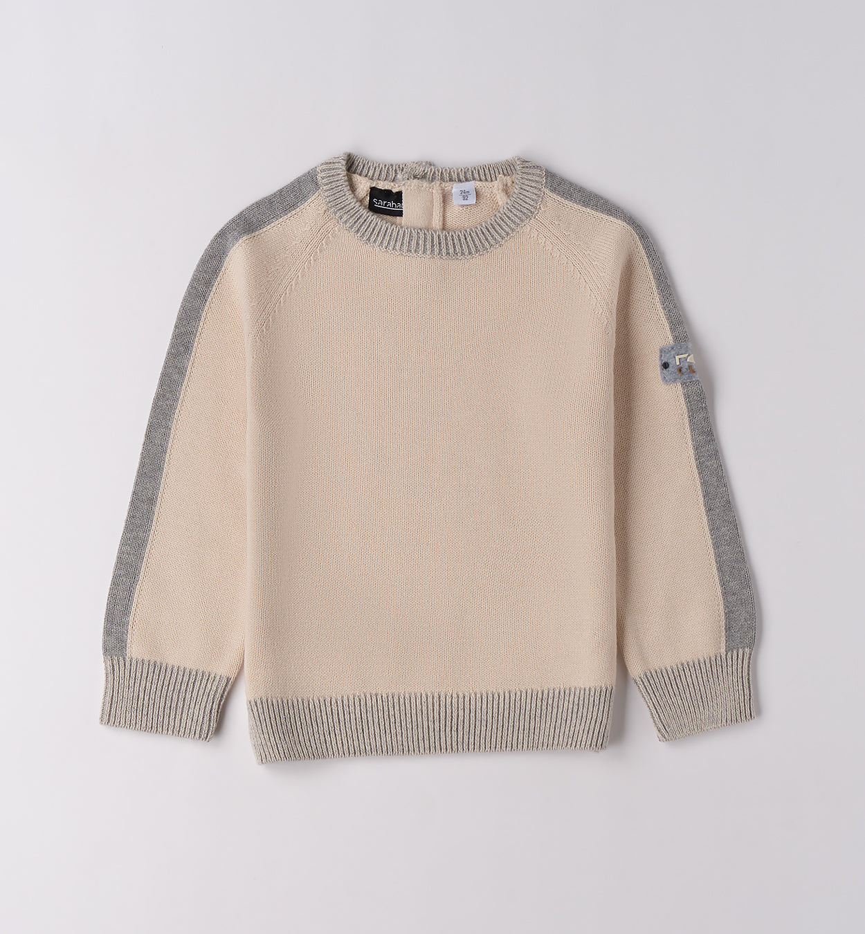 SARABANDA - maglione beige/grigio abbigliamento invernale bj - BOY