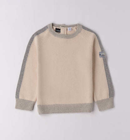 SARABANDA - maglione beige/grigio abbigliamento invernale bj - BOY