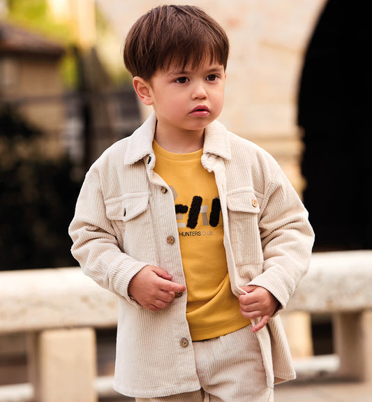SARABANDA - camicia costine vellutino abbigliamento invernale bj - BOY