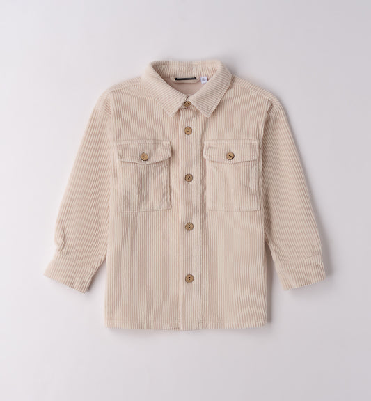 SARABANDA - camicia costine vellutino abbigliamento invernale bj - BOY