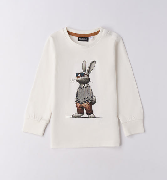 SARABANDA - t-shirt coniglio abbigliamento invernale bj - BOY