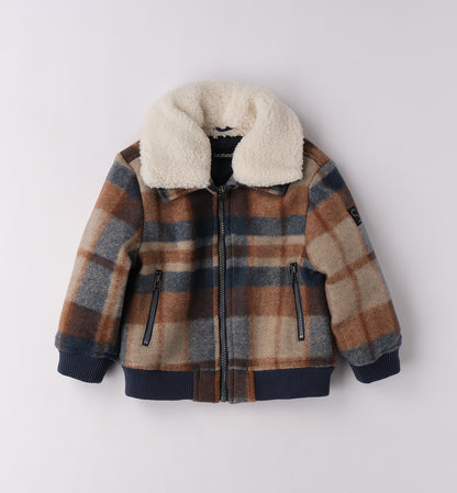 SARABANDA - giubbotto in panno con pelliccia abbigliamento invernale bj - BOY