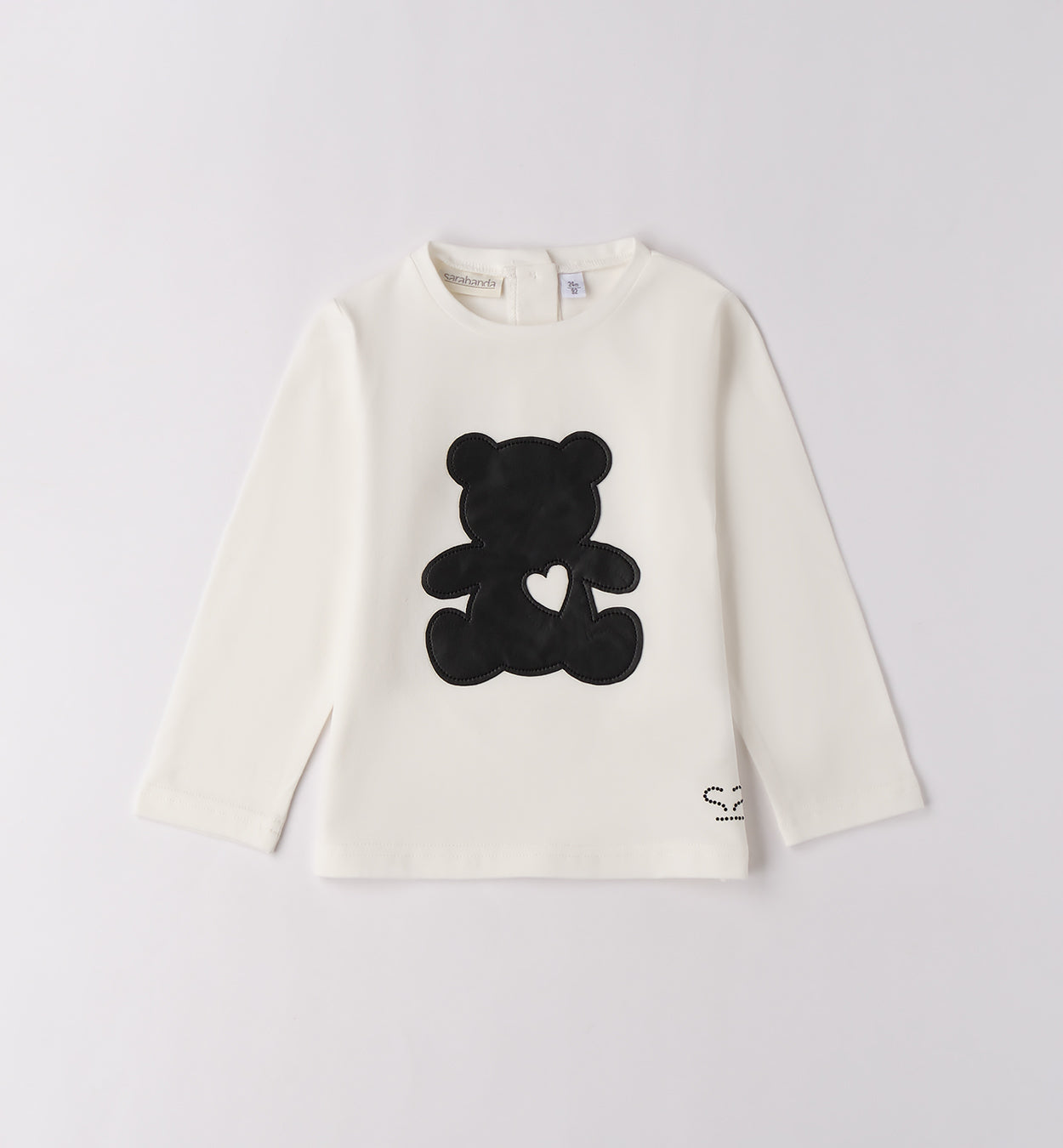 SARABANDA - t-shirt manica lunga orsetto abbigliamento invernale 25/26 bj - GIRL