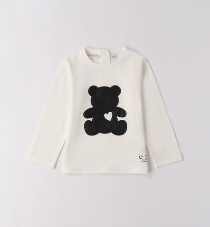 SARABANDA - t-shirt manica lunga orsetto abbigliamento invernale 25/26 bj - GIRL