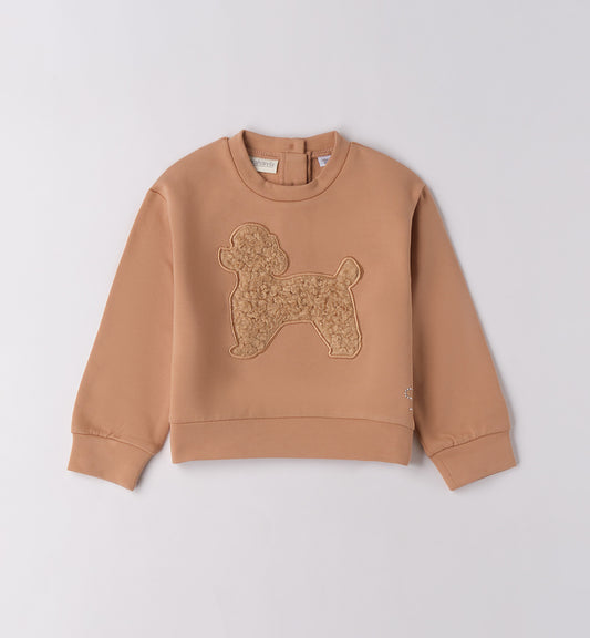 SARABANDA - felpa barboncino abbigliamento invernale 25/26 bj - GIRL