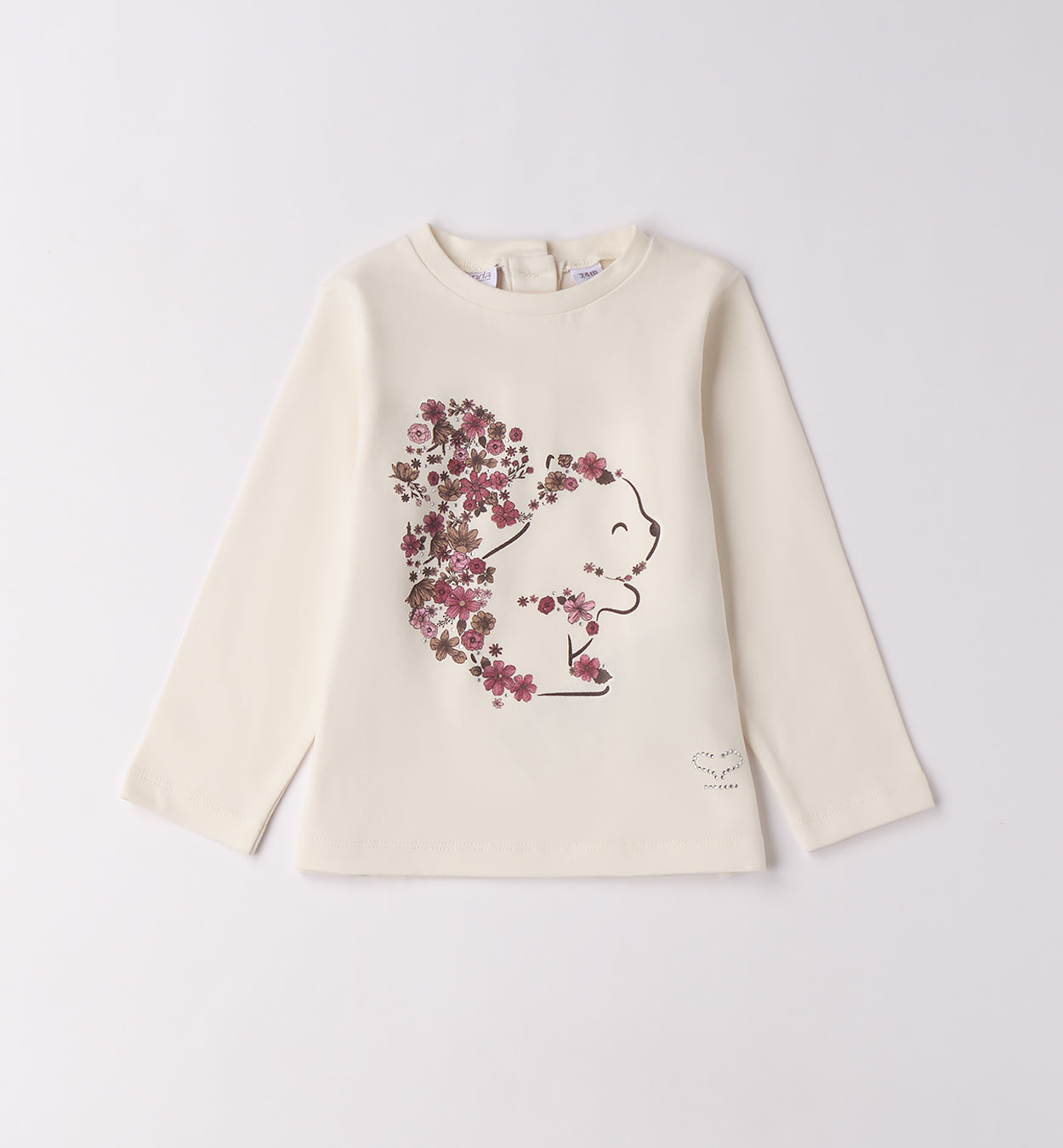 SARABANDA - t-shirt manica lunga scoiattolo abbigliamento invernale 25/26 j - GIRL