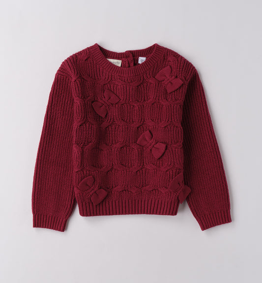 SARABANDA - maglione con fiocchi abbigliamento invernale 25/26 j - GIRL