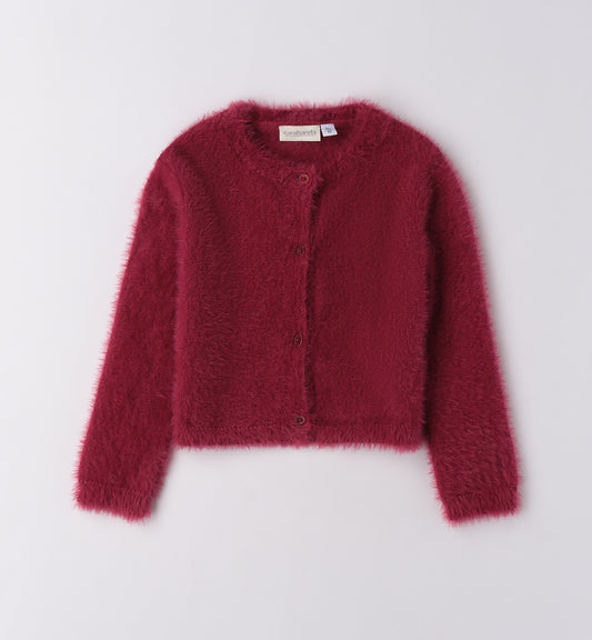 SARABANDA - cardigan peluchoso abbigliamento invernale 25/26 bj - GIRL