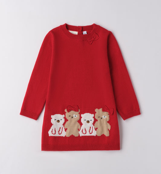 SARABANDA - abito in maglia abbigliamento invernale 25/26 bj - GIRL