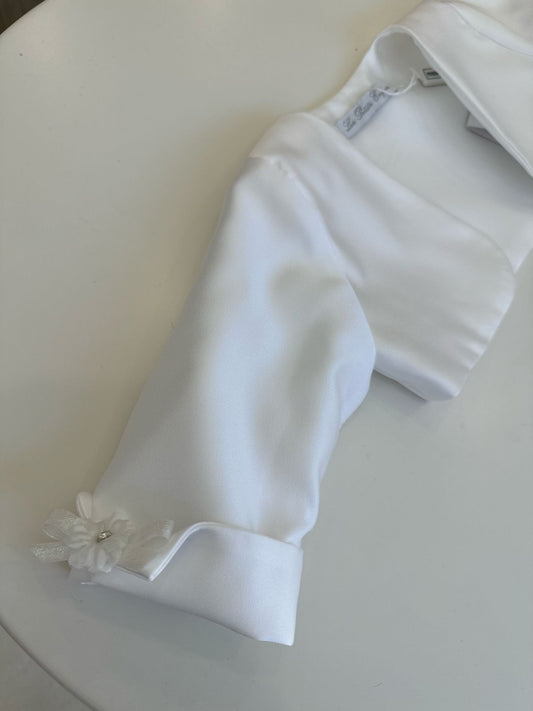 LES PETITES ENFANTES - bolerino cerimonia bianco cerimonia est 25 b - GIRL