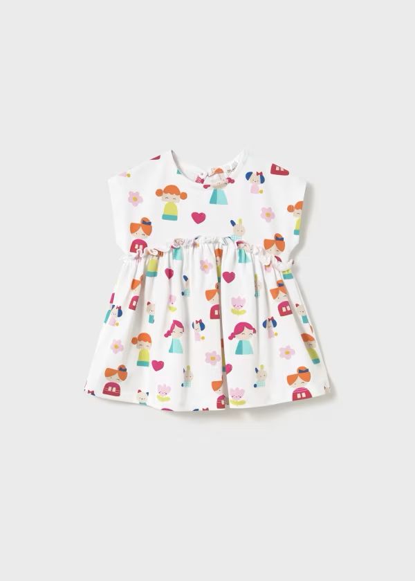 MAYORAL - vestito stampato in jersey abbigliamento est 25 b - GIRL