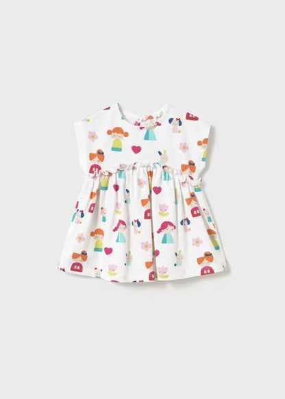 MAYORAL - vestito stampato in jersey abbigliamento est 25 b - GIRL