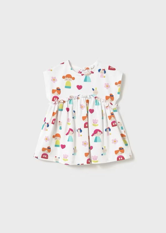MAYORAL - vestito stampato in jersey abbigliamento est 25 b - GIRL