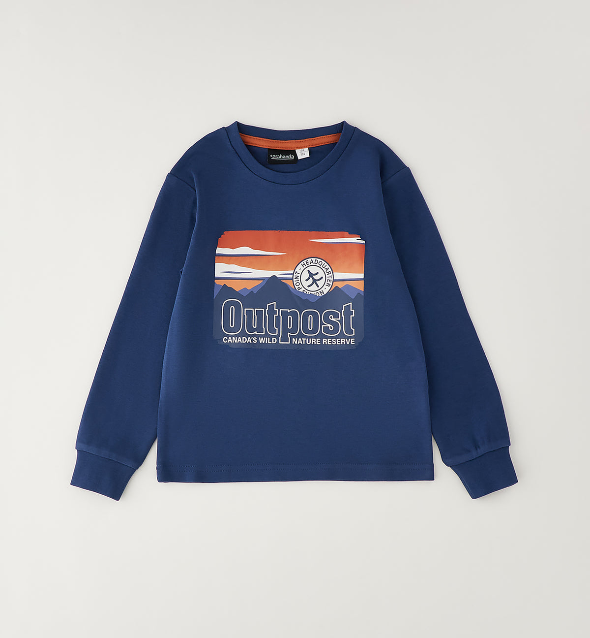 SARABANDA - t-shirt m/l blu - invernale