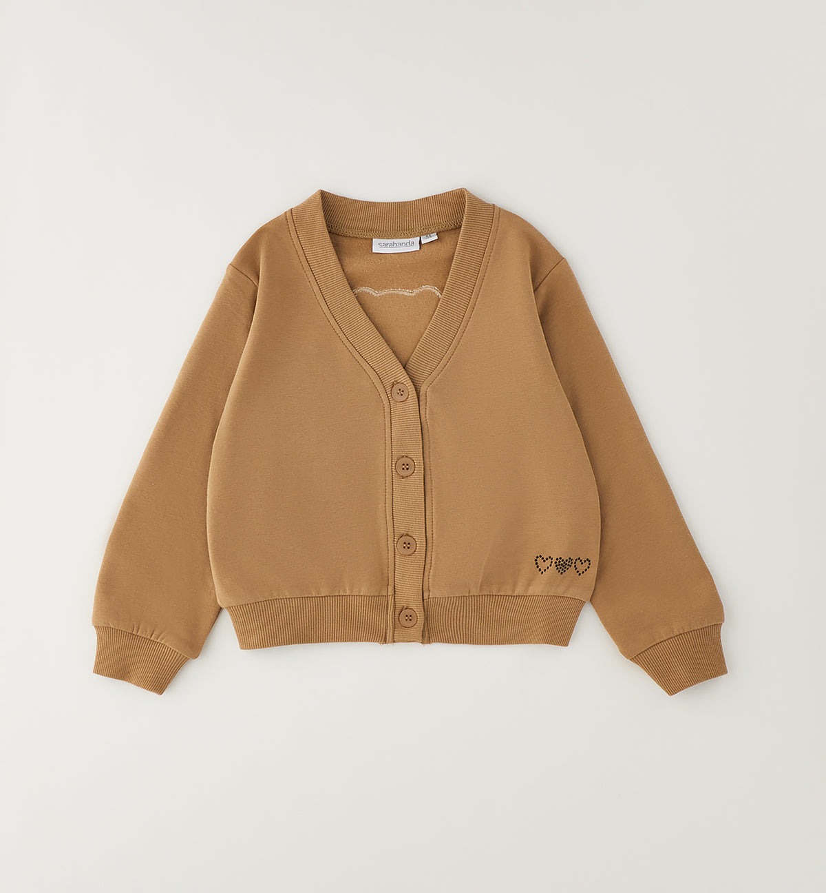SARABANDA - cardigan bottoni biscotto - invernale